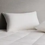Sheridan Deluxe Feather & Down Latex Pillow in White Size: Standard Medium Material: Cotton @Sheridan Rewards