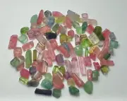 34.30 Carats Multiple Colour Tourmaline Crystals Afghanistan