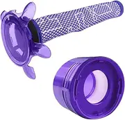 V7 V8 Filter Kit for Dyson V7 Advanced SV37 & V8 with Star Pre-Filter SV25 - Washable HEPA & Pre-Motor Filters - Replacement Spare Filter Set for Dyson Vacuum Cleaner