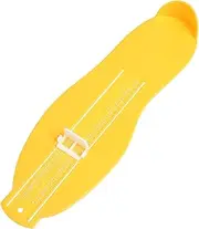 [WRITWAA] Foot Measuring Device Adults Foot Length Measure Tool Shoes Size Measuring Gauge Yellow Foot Measure Device Easy to Use Accurate Size Measurement