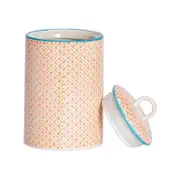 Nicola Spring Patterned Porcelain Kitchen Utensil Holder Pot - Print Design