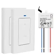 Wireless Lights Switch Kit, No WiFi Required, No in-Wall Wiring Needed Remote...