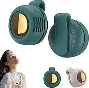 Remarkable Goodz Clip on Fan,Remarkable Goodz – Personal Clip on Cooling Fan,3 Speed Silent, 360° Rotation, Portable Small Whirlwind Blade-Free Fans, for Shirt & Waist (green)