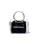 2Pcs Women Clear Transparent Mini Tote Hologram Handbag Purse Laser Holographic Bag Small Tote Messenger Handbag