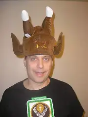 New Turkey Hat Lights Up Has Gobble Gobble with picture of Turkey on it.