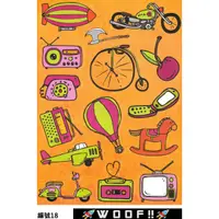 在飛比找蝦皮購物優惠-WooF #A4整版 防水貼紙 潮流貼紙 木馬 熱氣球 清新