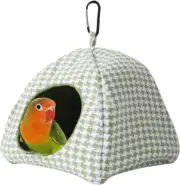 Bird Nest House Hanging Hammock Bird Bed for Hamster Small Medium Parrot Conure