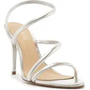 Arezzo Mikayla Stiletto Sandal in Silver at Nordstrom, Size 7