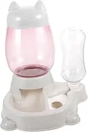 WEKAMOS Pet Food Water Dispenser and Feeder Kit Automatic Cat Dog Food Container Durable Material Practical Household Pet Supply for Home Use