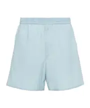 Prada Elasticated Waistband Bermuda Shorts sky-blue