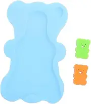 ULDIGI Bath Sponge Mat Non Slip Bath Cushion for Newborns Soft PU Material for Safe Bathing Support for Random Color Selection