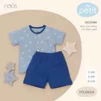 在飛比找蝦皮購物優惠-Nous 男孩和女孩短衣服套裝 - Nu Petit 材料(