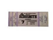 Aerosmith Vintage Unused 1978 Concert Ticket Jackson Miss Coliseum Hard Rock