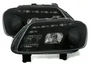 Mga headlight LED DRL Maghanap for VW TOURAN 03-06 CADDY Daylight Black LPVWC4WS