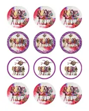 EVER AFTER HIGH Cupcake Toppers Edible Wafer Paper Cake Decorations 24