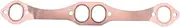 CAREG Reusable SBC Oval Port Copper Header Exhaust Gaskets Compatible with SB Chevy 327 305 383-YX02092