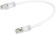 AmazonBasics Cat 7 High-Speed Gigabit Ethernet Patch Internet Cable - White, 0.3m, 5-Pack