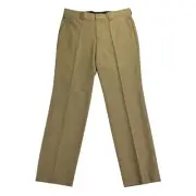 Hugo Boss Mens Modern Fit Super-Flex Trouser Suit Pants Beige 36R