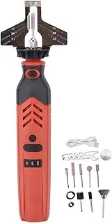 ZenithAur Electric Blade Sharpening Kit, Cordless Chainsaw Sharpener with 12pcs Accessory Set and Variable Speed Control for Exactness Sharpening