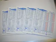 250 Triple Yahtzee Score Sheet Pad Card