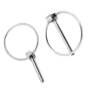 2 Pcs Linch Pin 3/16"" 316 Stainless Steel Linch Pin Tractor Pins Lynch Pins ...