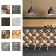 Mexican Wall Tile Sticker PVC Stickers Decal Marble 20 Pieces Waterproof Kitchen