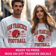 San Francisco Retro Style Iron On Transfer, Ready to Press DTF Transfer