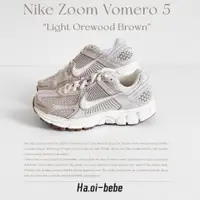 在飛比找蝦皮購物優惠-NIKE AIR Zoom Vomero 5  米色 白色 