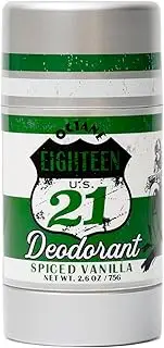 18.21 Man Made Deodorant Stick - Spiced Vanilla by 18.21 Man Made for Men - 2.6 oz Deodorant Stick, 1 ml