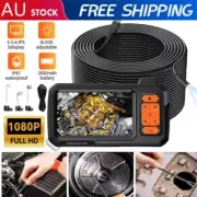 Industrial Endoscope Camera 1080P HD 4.3" Screen Borescope Inspection Camera 8mm