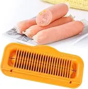Meat Slicer, Luncheon Meat Slicer, Multifunctional Hot Dog Sausage Cutter Ham Banana Peel Kitchen Tool for Hot Dog Ham Sausage Cutting