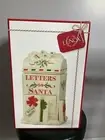 LENOX HOLIDAY Letters To Santa Cookie Jar NEW in Box # 890679