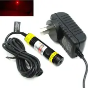 Red Dot 650nm 100mW Focusable Laser Diode Module Locator 5V Adapter 16x68mm