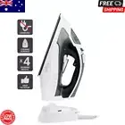 Cordless Iron Steam Dry Ironing Multifunction Fast Heat Up 2400W w Charging Dock