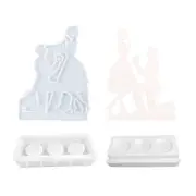 Wedding Propose Ornaments Mold Candlestick Mold Silicone Texture for Candlestick