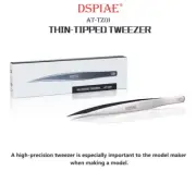 Dspiae Thin-Tipped Angled Tweezers #Z01