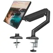 Single Monitor Mount Arm Fits Monitor up to 32 Inch, Monitor Desk Mount Black