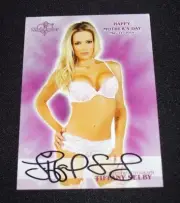 2014 Benchwarmer TIFFANY SELBY #8 Happy Mother's Day Autograph PLAYBOY Playmate