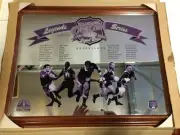 QLD State of Origin Legends Series 1980-2000 Framed Mirror 60cm x 50cm Like New