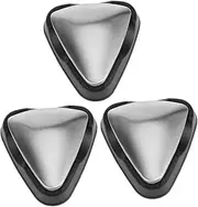 Zerodeko 3pcs Stainless Refrigerator Soap Metal Triangle Shape Hand Soap Odor Bar