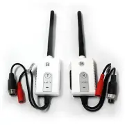 Elinz Channel 2 Digital Wireless Receiver Transmitter 2.4GHz for 4PIN Reversing Camera Monitor