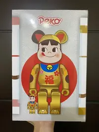 在飛比找Yahoo!奇摩拍賣優惠-Be@rbrick peko 不二家 藍領 福 金 奶妹 招