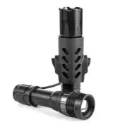 Tactical Military Flashlight Case Pouch Holster Belt Clip Torch Cover Pouch