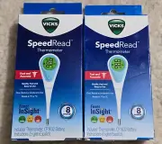 2 New Vicks Speed Read Thermometer Professional Accuracy Fever Insight