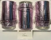 Mercury Glass Mason Jar Fairy Light Lantern w/Timer By Valerie Par Hill (PINK)