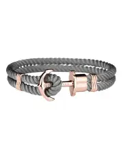 [Paul Hewitt] Phrep Grey Nylon Bracelet PH-PH-N-R-Gr-XL