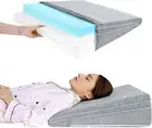 Adjustable Bed Wedge Pillow for Sleeping, Triangle Incline Wedge Pillow for Back