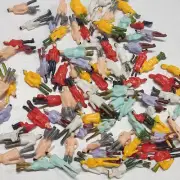 Realistic Manual Coloring 80 Pcs For Model People for For Model Trains Layout