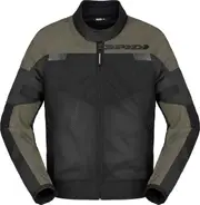 Spidi Tour Net, textile jacket , color: Black/Olive , size: S