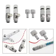 2 Pieces Airbrush Quick Connecter Airbrush Quick Release Disconnect Couplers